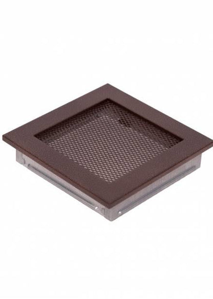HEARTH fireplace grate, copper color, 170 x 170 mm