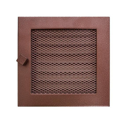 Ruszt do kominka HEARTH, miedziany, 170 x 170 mm