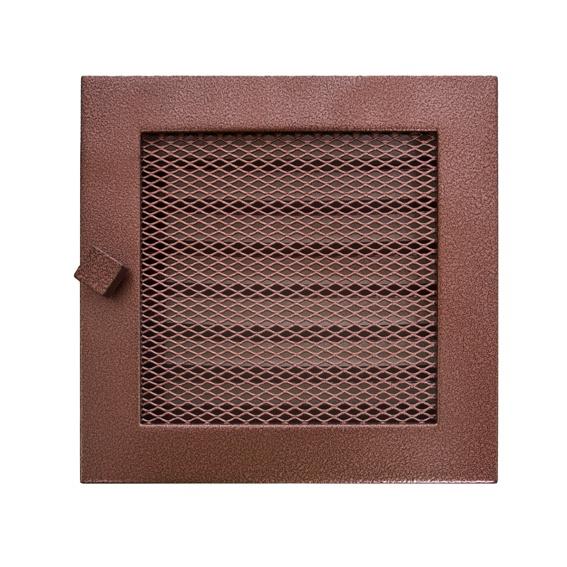 HEARTH fireplace grate, copper color, 170 x 170 mm