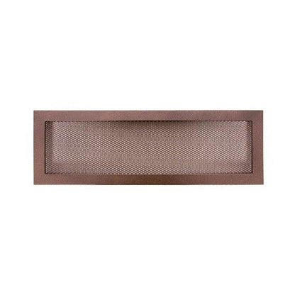 Grotelės židiniui HEARTH, vario spalvos, 170 x 490 mm