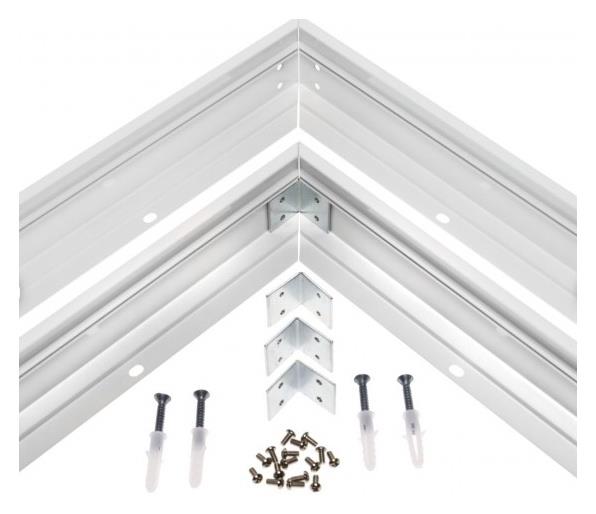 Aluminiowa ramka LED Spectrum, 60x 60 x 43 cm