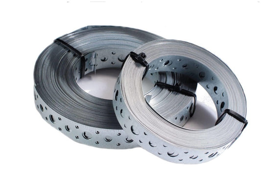 Perforuota tvirtinimo juosta, 25000 mm x 25 mm x 8 mm