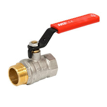 Water valve, 1" male and female thread, long handle