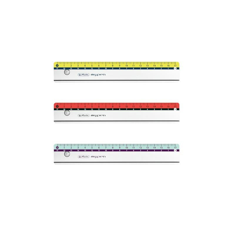 Liniuotė Herlitz 11367984, 17 cm