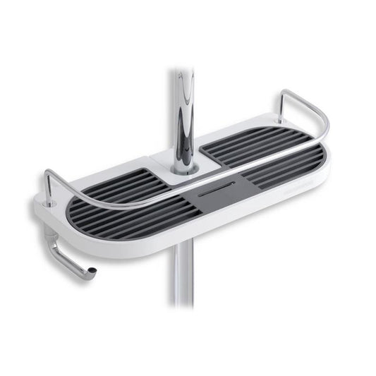 Shower shelf Ferro 65580.1, 280 mm x 90 mm x 120 mm, white