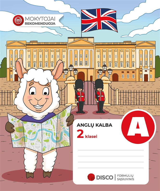 English notebook Disco, A5, 14 sheets