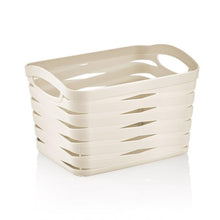 Basket Ribbon M-094, 1.5 l, plastic, cream