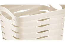 Basket Ribbon M-094, 1.5 l, plastic, cream