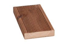Decking board, 28 x 120 x 3000 mm, impregnated, brown