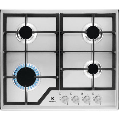 Built-in hob Electrolux KGS6426SX, 7800 W
