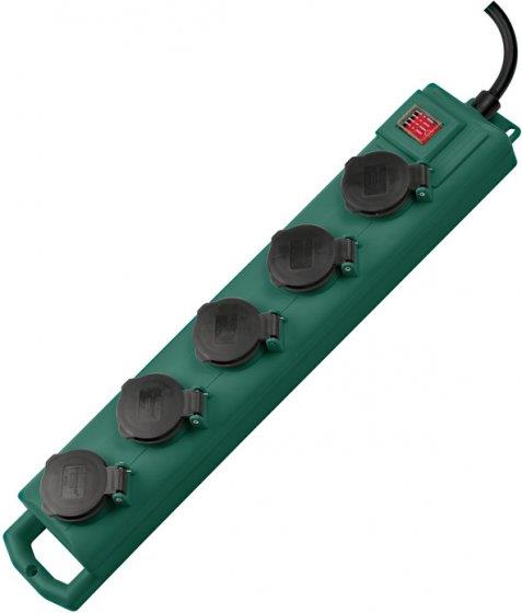 Household extension cord BRENNENSTUHL, 5-gang, 5 m, IP54
