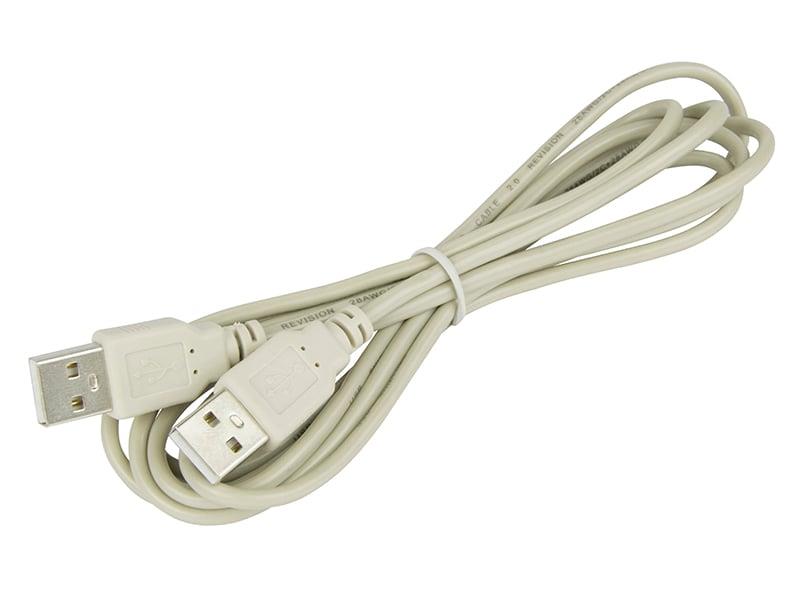 Cable BLOW USB Type A M, USB Type A M, 1.5m, white 66-134