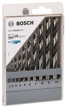 Zestaw wierteł do metalu Bosch, 1-10 mm, 10 szt.