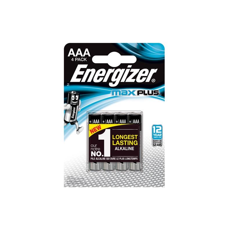 Baterie ENERGIZER MAX PLUS AAA/LR03, 1,5V, 4 szt.
