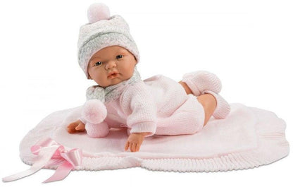 LLORENS baby doll 38938, crying, 38 cm