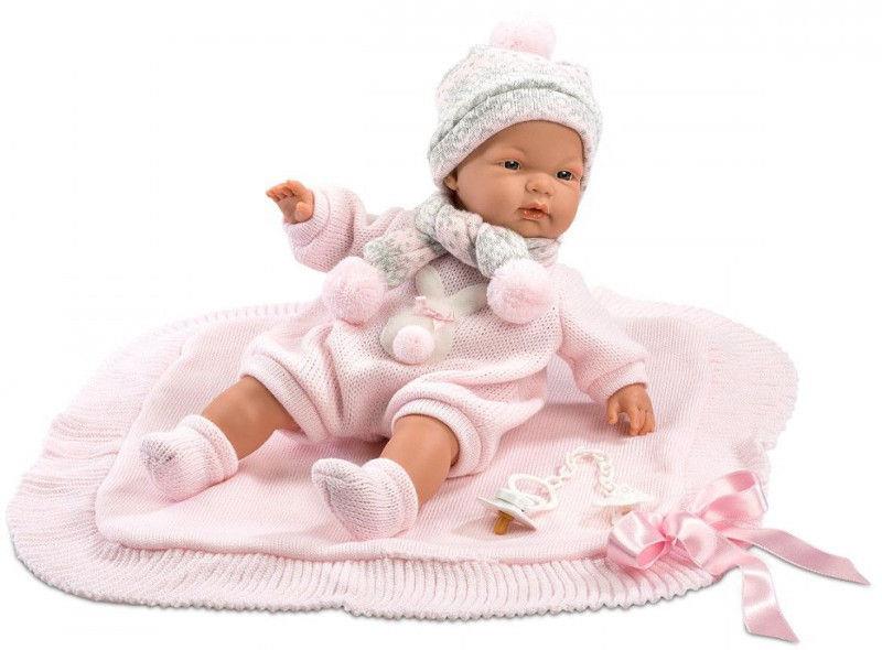 LLORENS baby doll 38938, crying, 38 cm