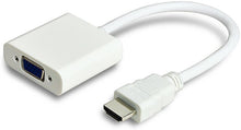 Adapter MICRO_CONNECT HDMI M, VGA F, 0.15m, white HDMVGA1