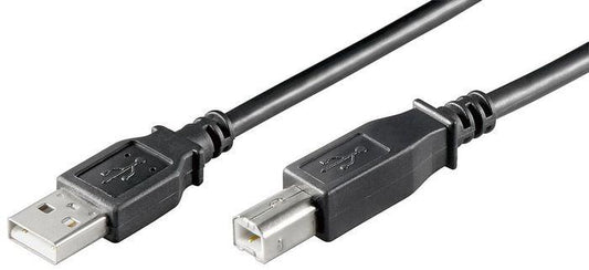 Kabelis MICRO_CONNEC USB TypeA M, USB TypeB M, 1.8m, juodas