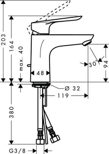 Hansgrohe Logis E 71161000 Basin mixer