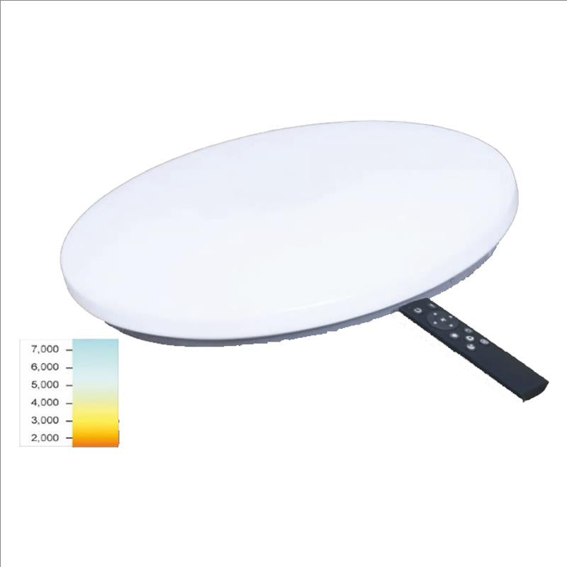 Tope Sopot ceiling light, 2x24W, LED, Ø380mm