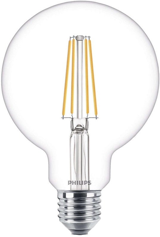 Lemputė Philips LED filamentinė,G93,E27, 6 W, 806 lm, 2700 K