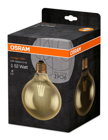 Osram LED bulb, G125, E27, 7W, 725lm, 2500K