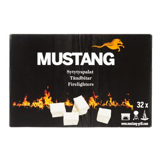 Firelighters white MUSTANG 32 pcs.