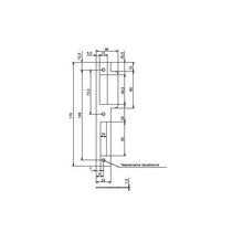Striker plate Lob RP851P, galvanized