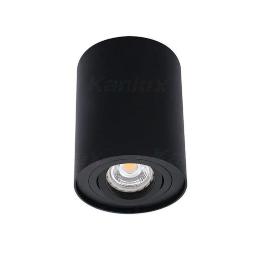 Recessed spotlight Kanlux Bord, 25W, GU10, black
