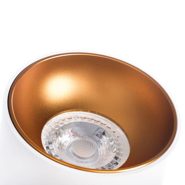Lampa sufitowa Kanlux Riti W/G, 25W, GU10