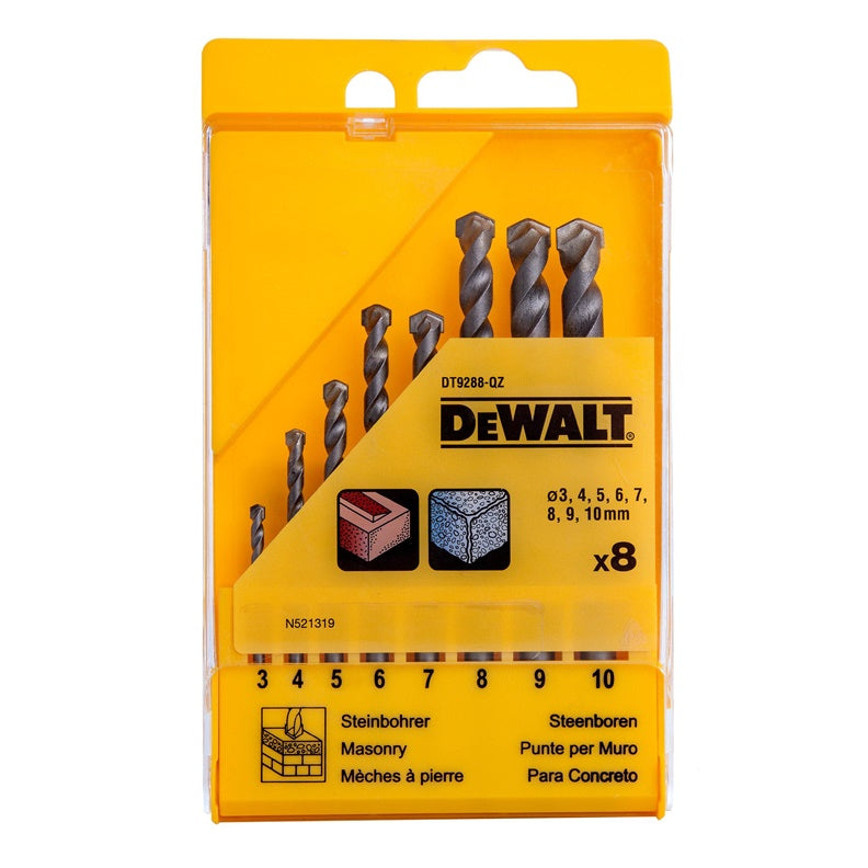 Concrete drill bit set DeWalt DT9288-QZ 8 pcs.