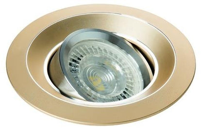 Įmontuojamas šviestuvas Kanlux Colie, 35W, GU10, aukso