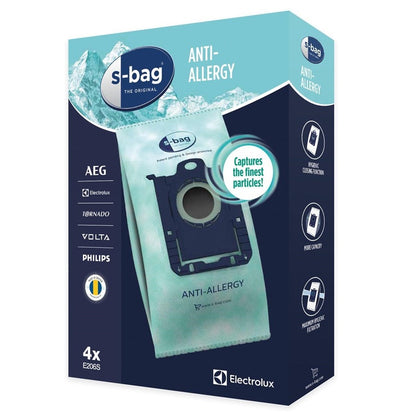 Vacuum Cleaner Bags E206S Anti-Allergy, 4 pcs