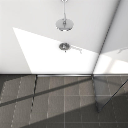 SHOWER DRAIN 2IN1 (GRATE/TILE INSERT) 90CM