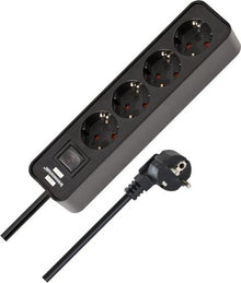 BRENNENSTUHL ECOLOR Household Power Strip, 4-way, 1.5 m