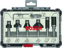 Router Bit Set Bosch Trim & Edging, 6-Piece, 8mm