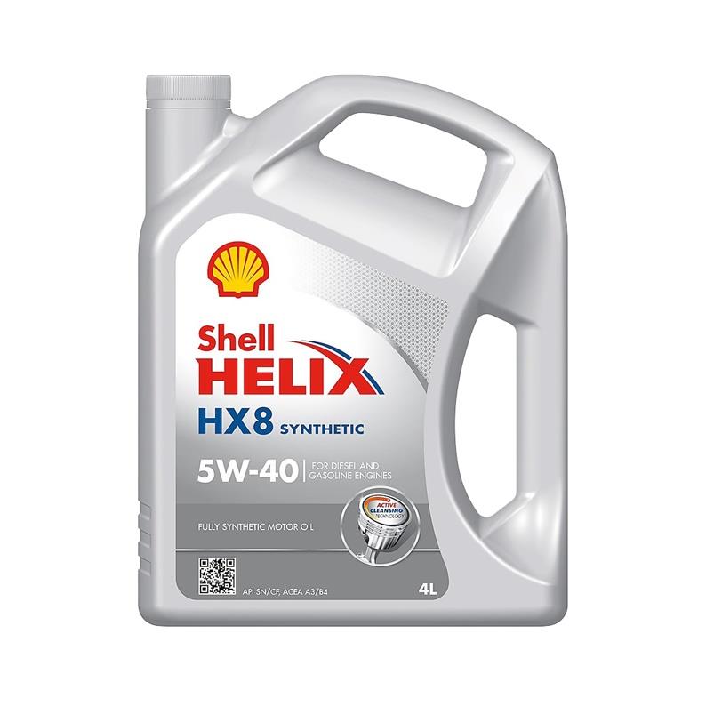 Car engine oil Shell Helix HX8 5W-40, 4 l