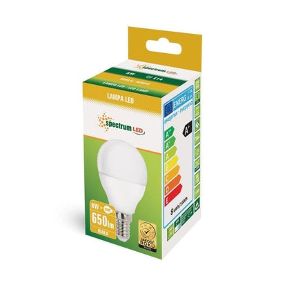 Lemputė Spectrum LED, P45, E14, 8W, 710LM, 4000K