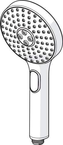 Dušo galvutė Oras Hydractiva 242403, pilka/chromo, 120 mm