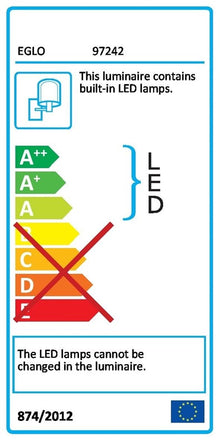 Šviestuvas lauko Eglo 3.3W, LED, 3000K, 680lm, IP54