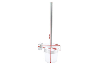 Toilet brush with adhesive holder TESA MOON 40302