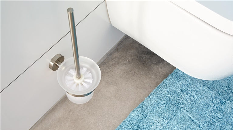 Toilet brush with adhesive holder TESA MOON 40302