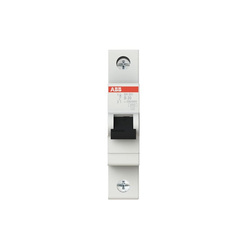 Miniature Circuit Breaker ABB SH201 1P B 6kA, 20 A