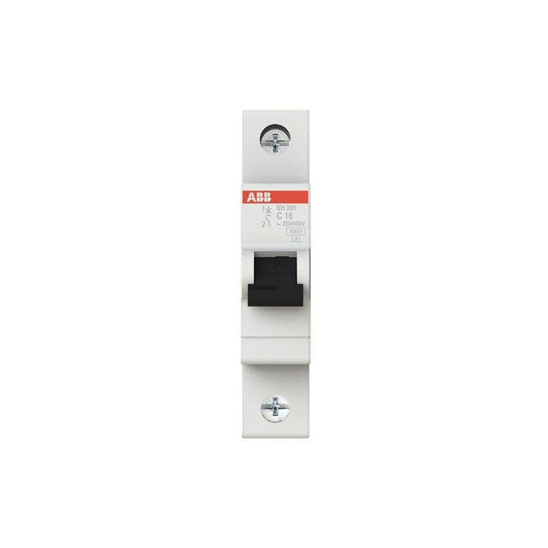 Automatinis jungiklis ABB SH201 1P, C, 6kA, 16 A