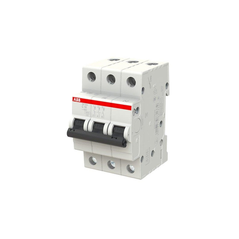 Circuit breaker ABB SH203 3P C 6kA, 16 A