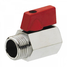 Water valve, 1/2" internal external threads, short handle
