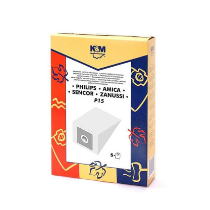 Vacuum Cleaner Bags K&M P15, 5 pcs.