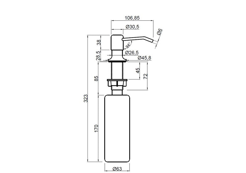 Invena AA-22-004-J Dispenser