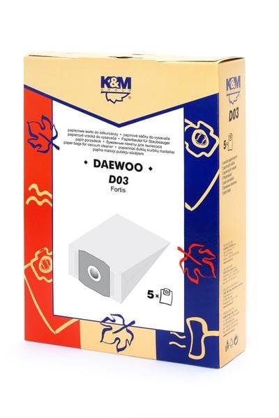 Vacuum Cleaner Bags K&M D03, 5 pcs.