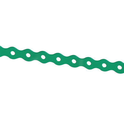 Tvirtinimo juosta, perforuota, 12 x 0.7 mm, 3 m, žalia